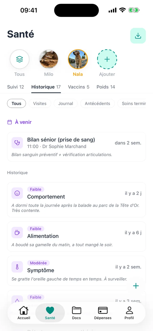 Écran 3 de l'application Animoo