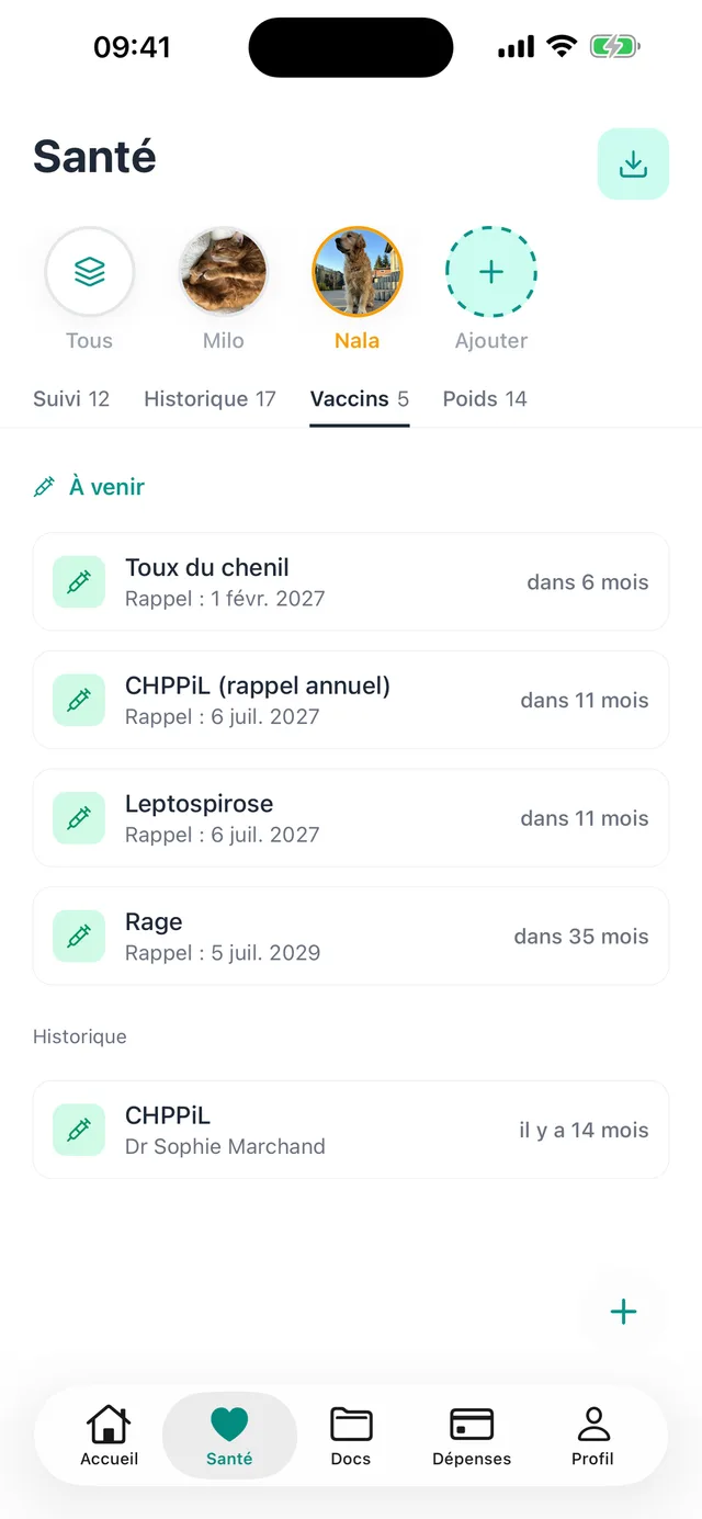 Écran 4 de l'application Animoo