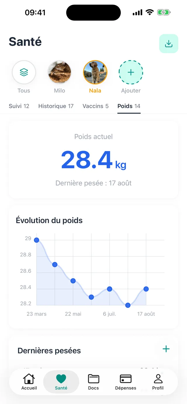 Écran 5 de l'application Animoo