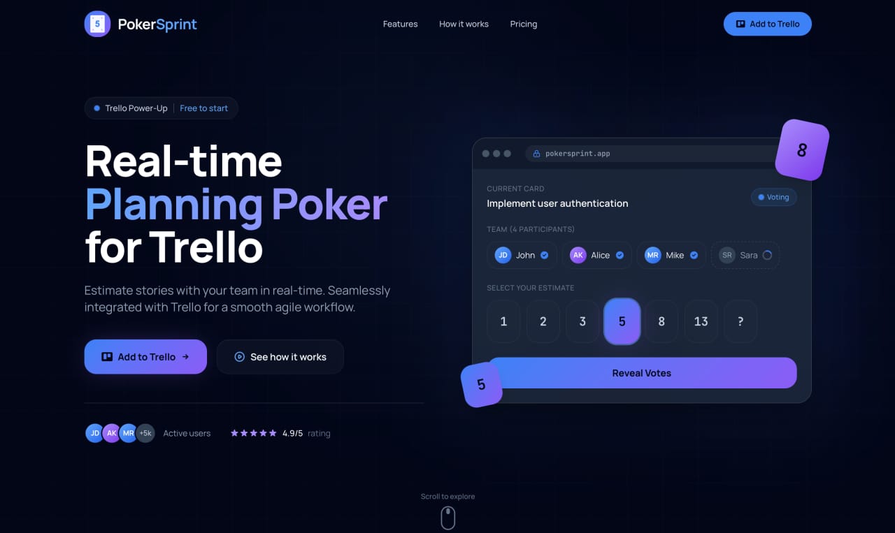 Pierre HERAUD - Projet PokerSprint