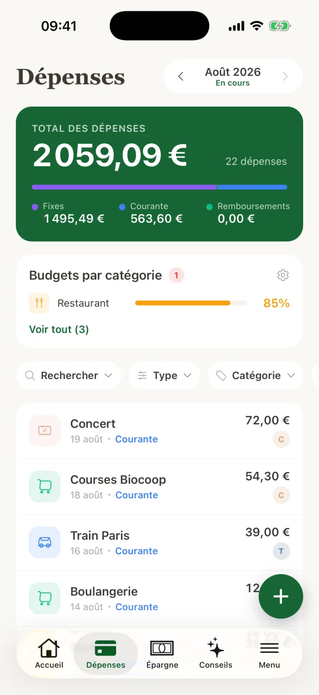 Écran 3 de l'application Qita