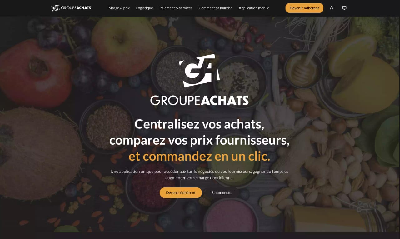 Pierre HERAUD - Projet Groupe Achats