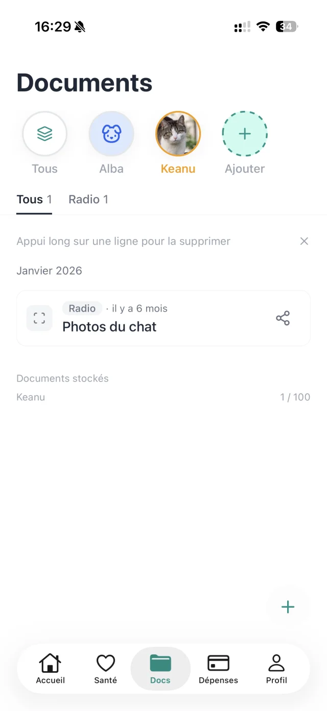 Écran 3 de l'application Animoo
