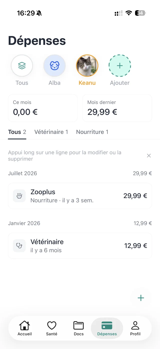 Écran 4 de l'application Animoo